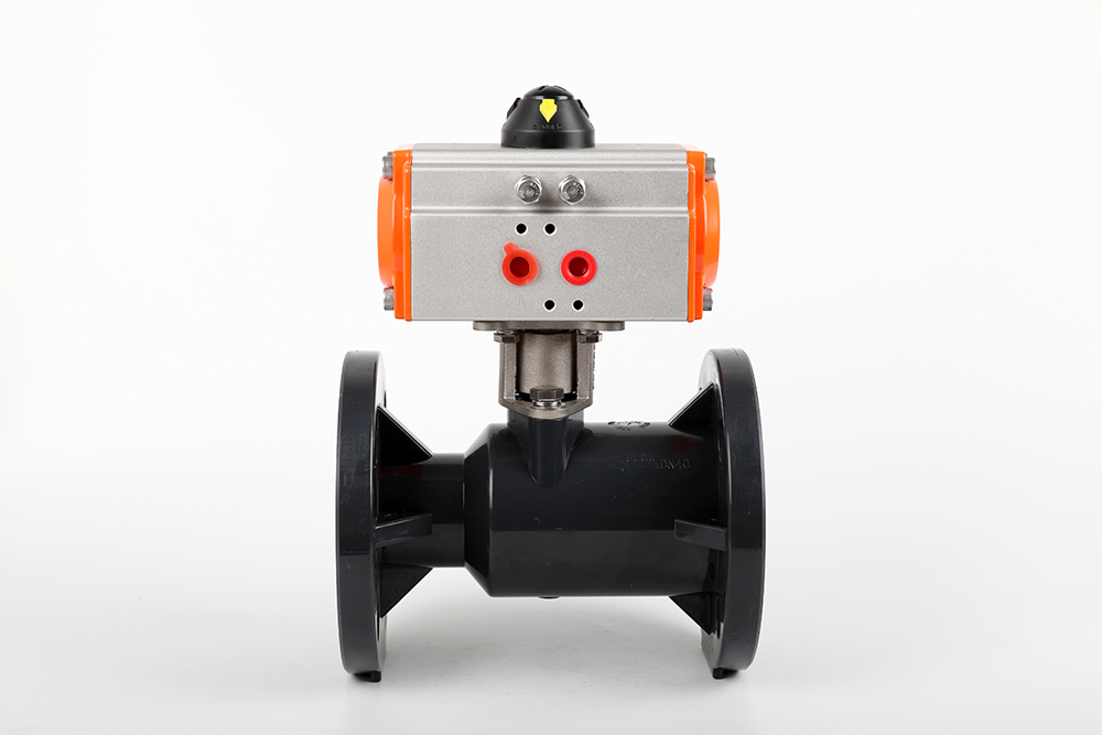 广州气动法兰一体球阀